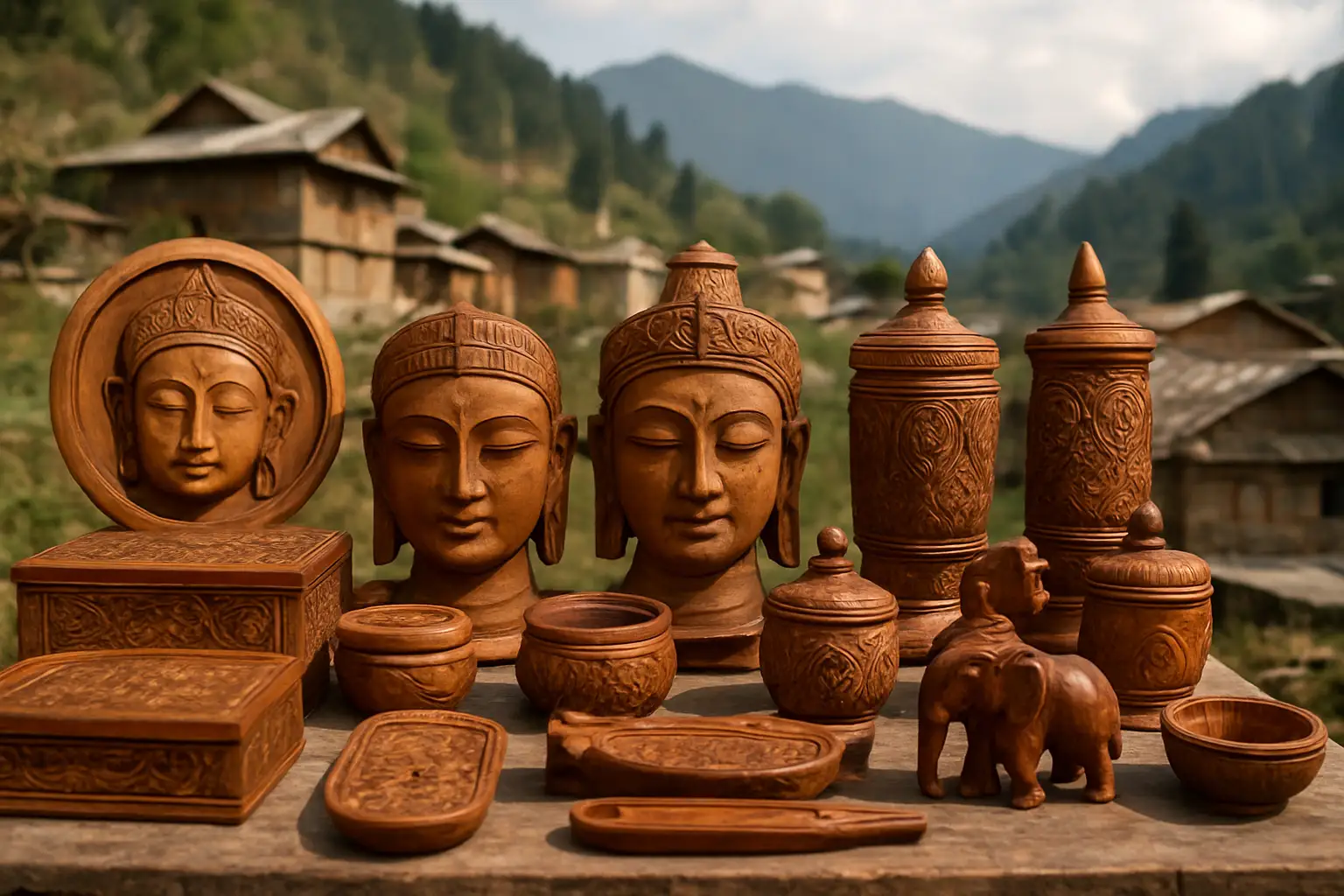 2. Hand-Carved Wooden Items - YahTrip Travel Guide