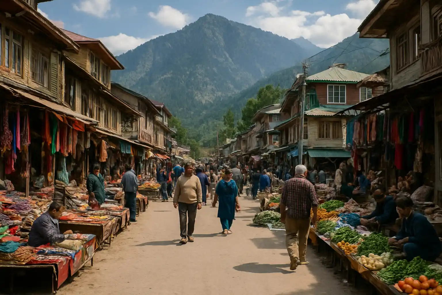 1. Pahalgam Main Market - YahTrip Travel Guide