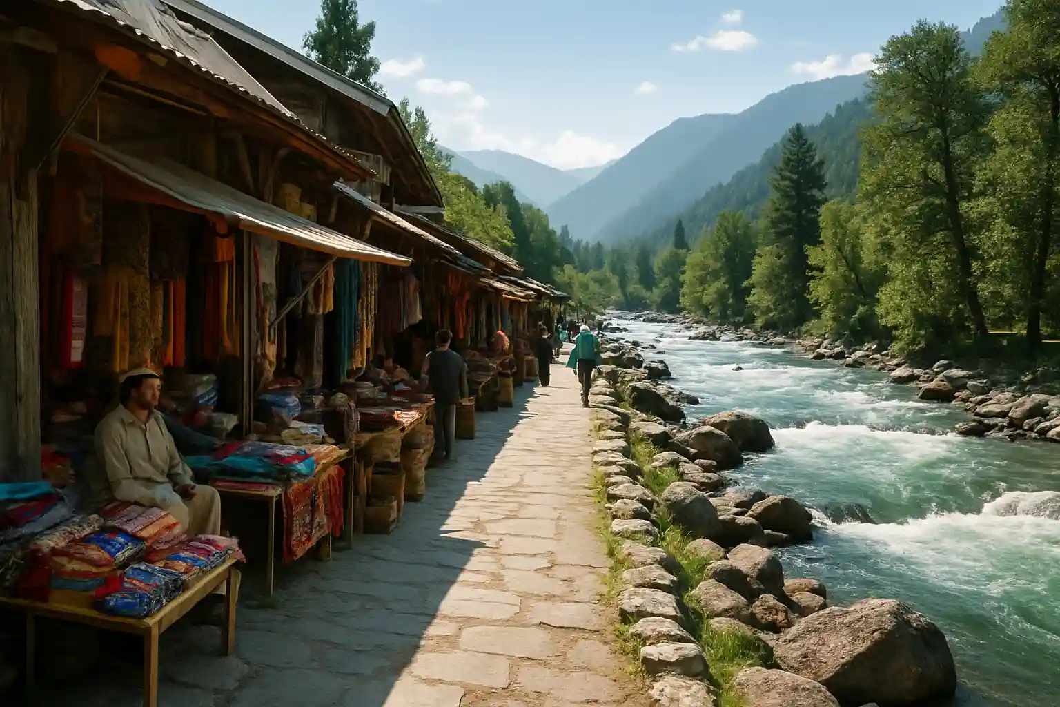 1. Riverside Shopping Area - YahTrip Travel Guide