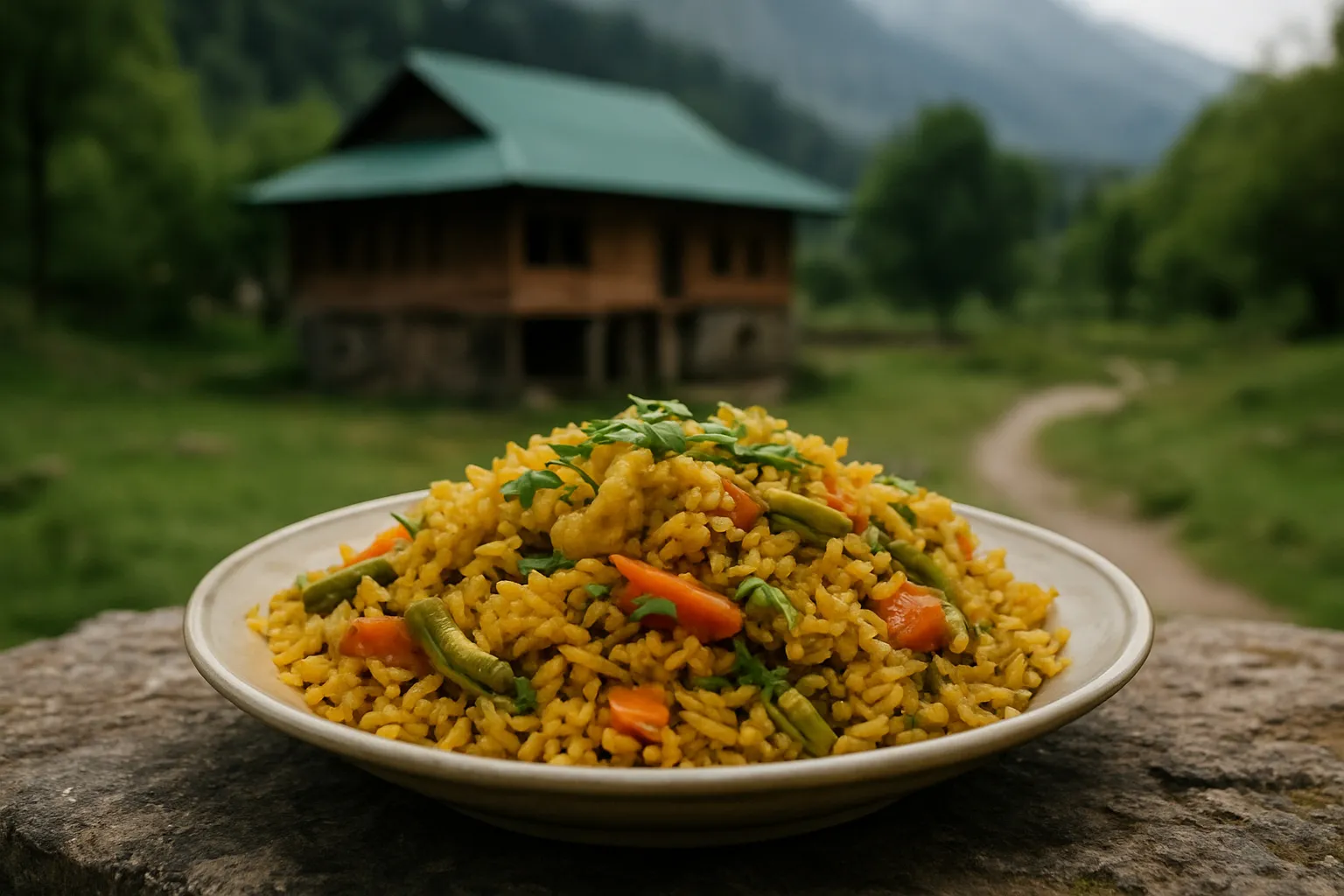3. Vegetable Biryani - YahTrip Travel Guide