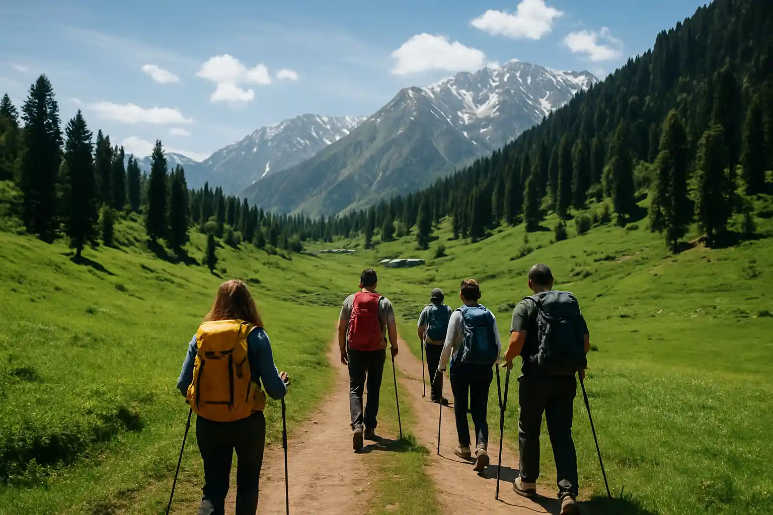 3. Trekking to Khilanmarg - YahTrip Travel Guide