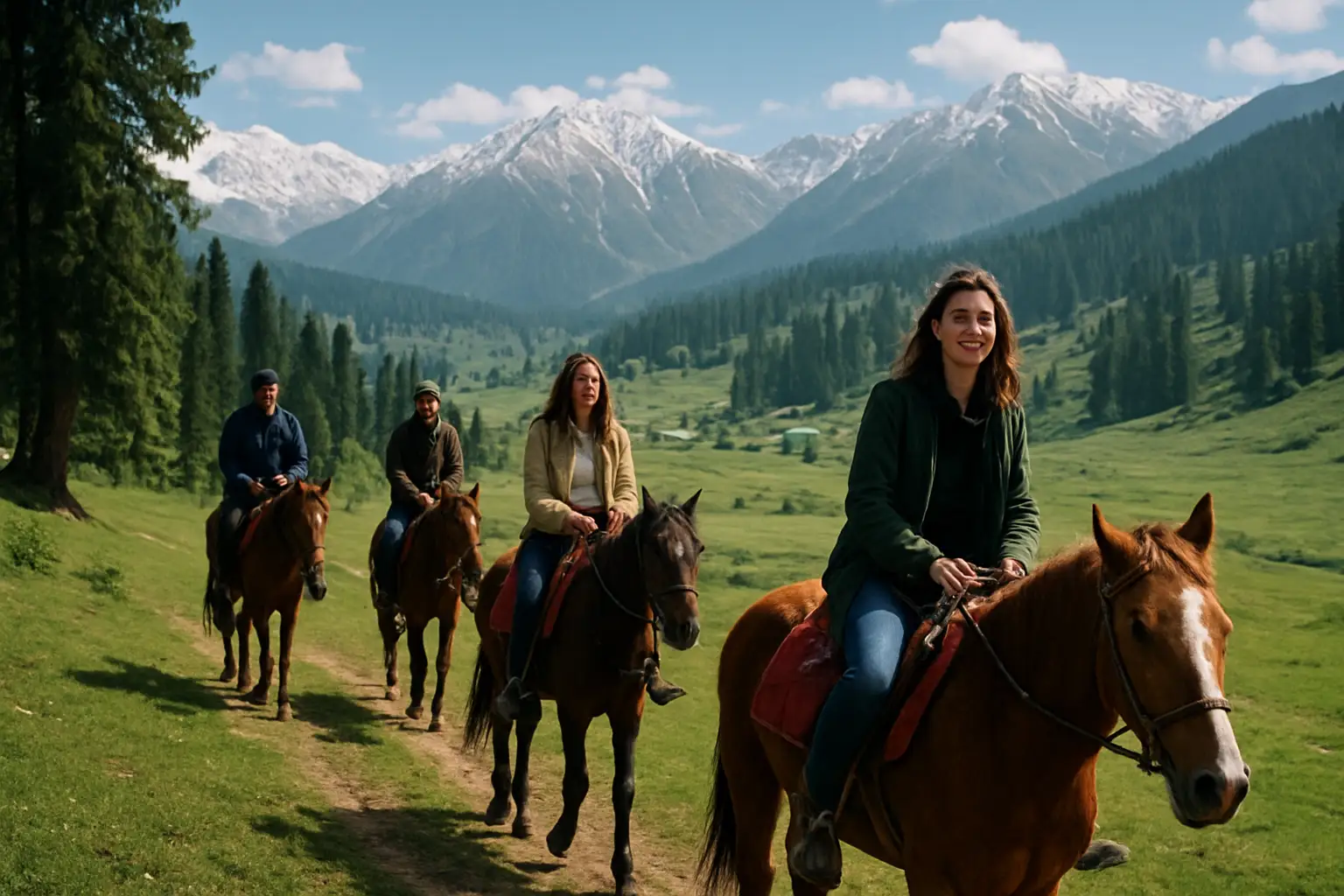 9. Horse Riding Around Gulmarg - YahTrip Travel Guide
