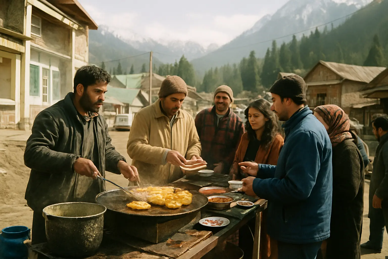 Street Food in Gulmarg - YahTrip Travel Guide
