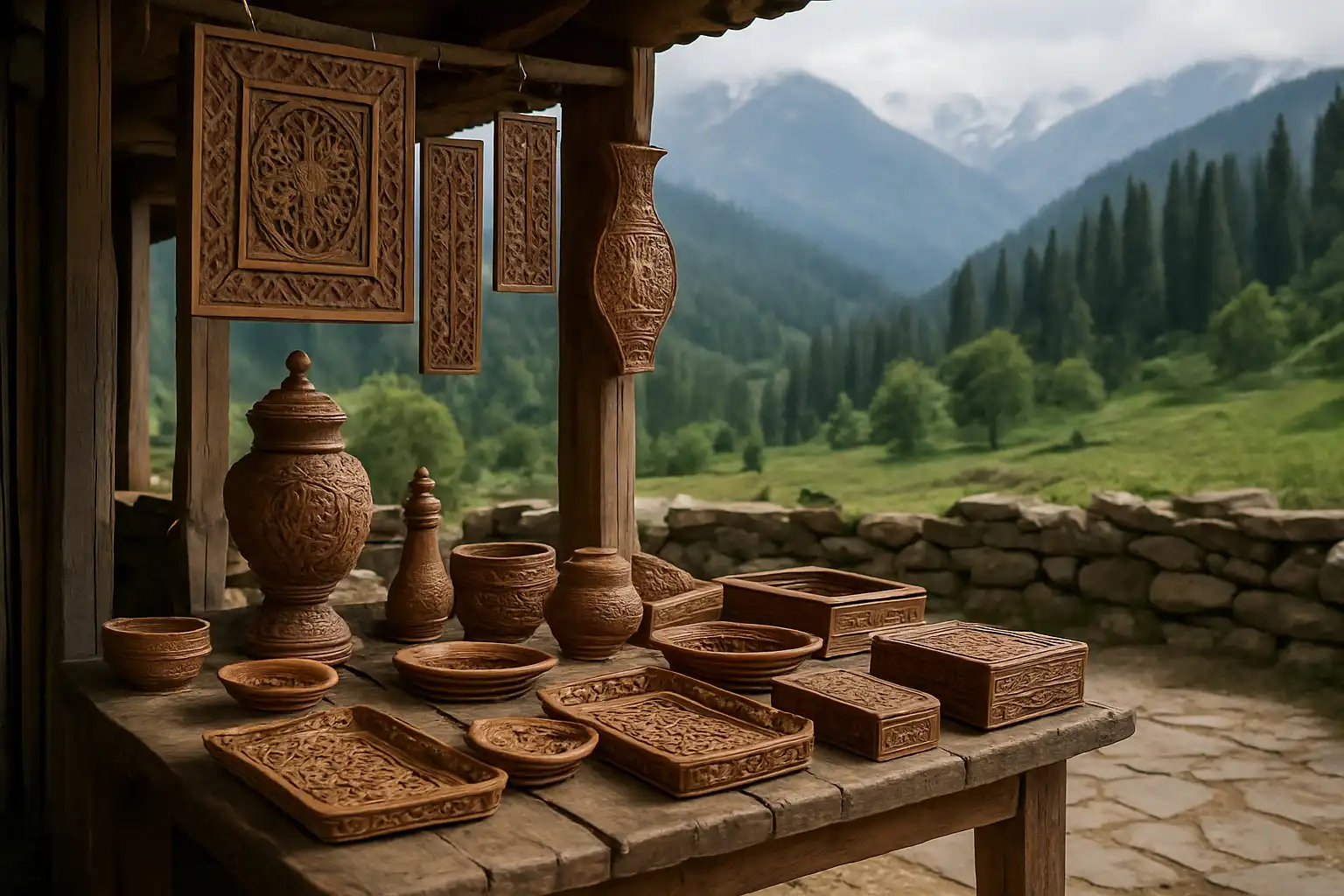 2. Handcrafted Wooden Items - YahTrip Travel Guide