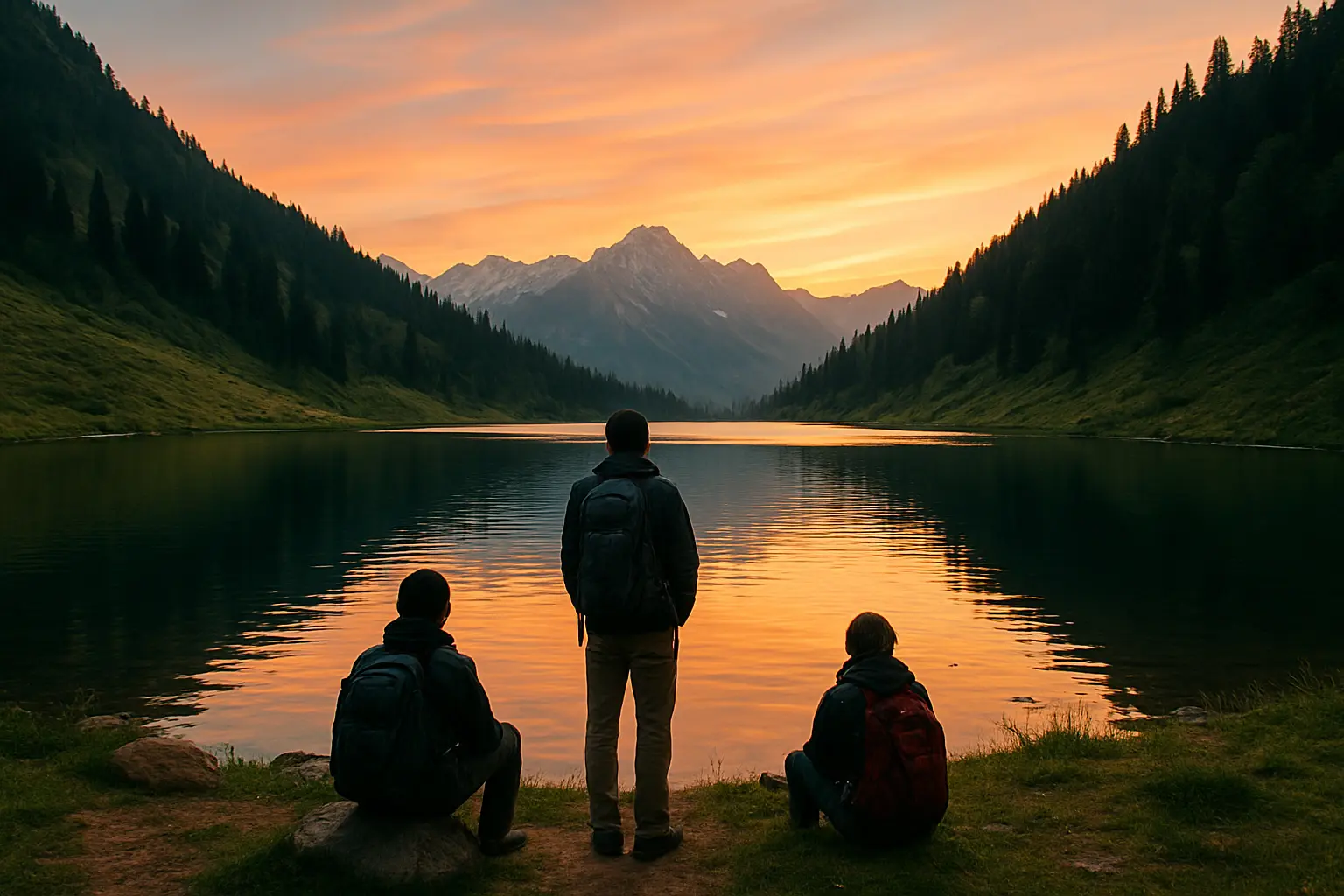 10. Sunset at Krishansar Lake - YahTrip Travel Guide