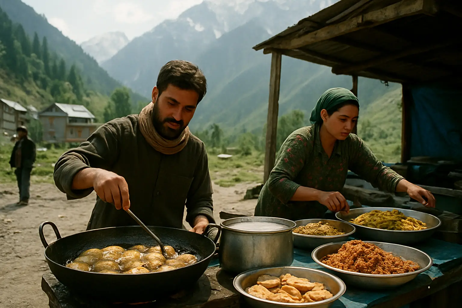 Street Food in Sonamarg - YahTrip Travel Guide