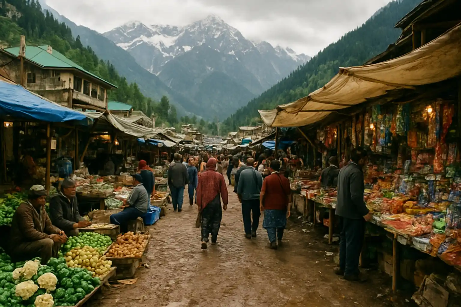 1. Sonamarg Main Market - YahTrip Travel Guide