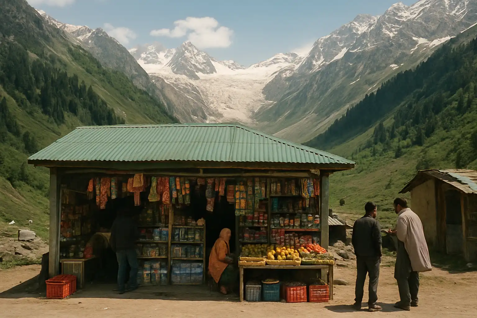 3. Mini Market near Thajiwas Glacier - YahTrip Travel Guide