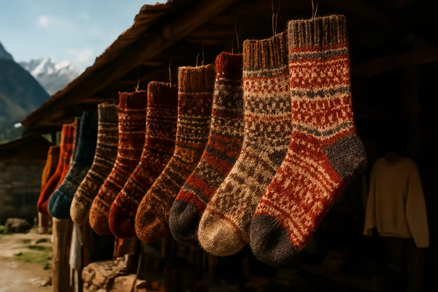 2. Local Woolen Socks - YahTrip Travel Guide