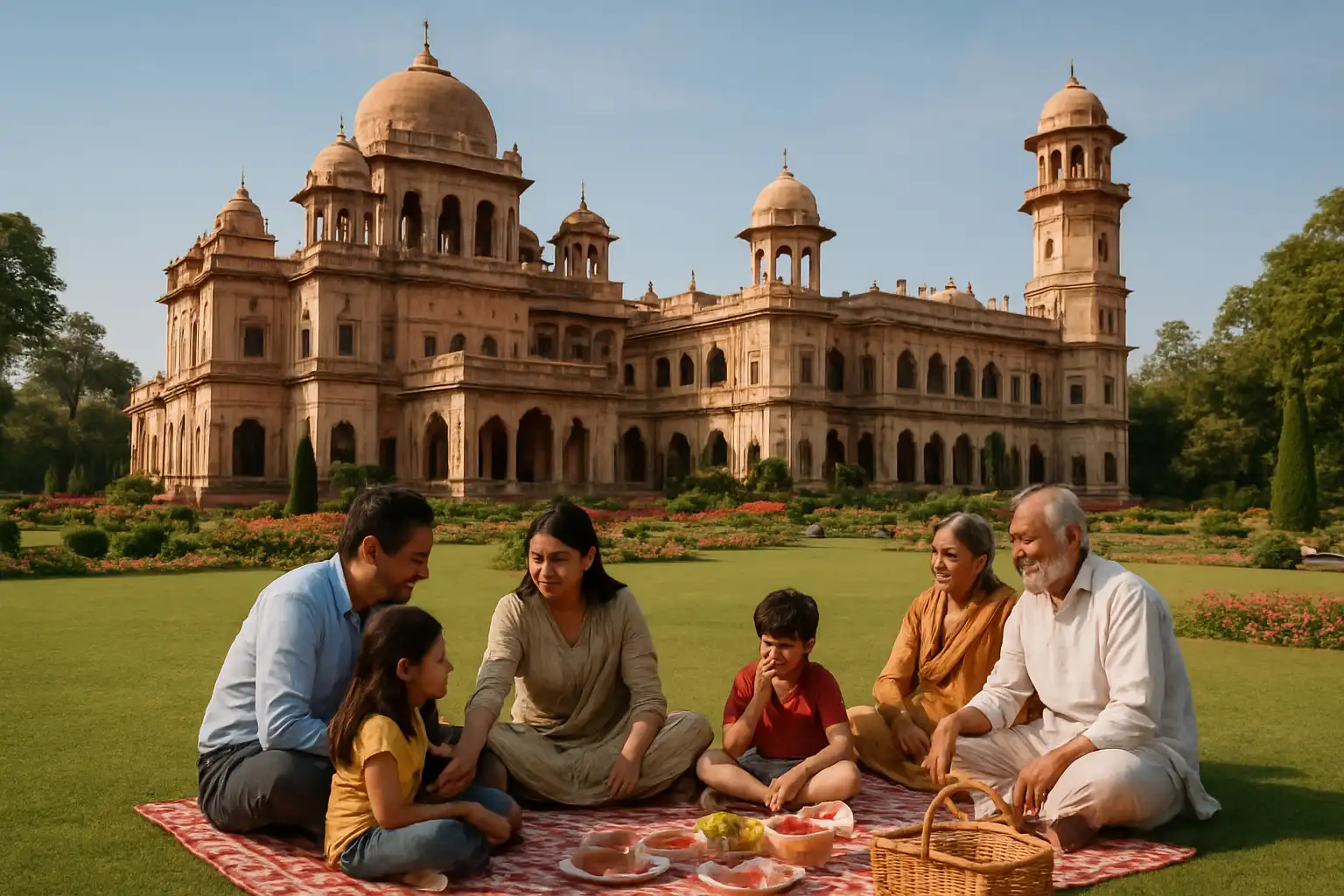 7. Enjoy a Picnic at the Mubarak Mandi Palace - YahTrip Travel Guide