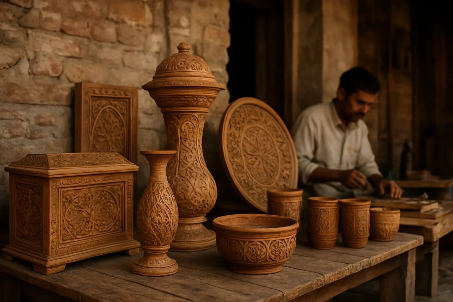 1. Wooden Handicrafts - YahTrip Travel Guide