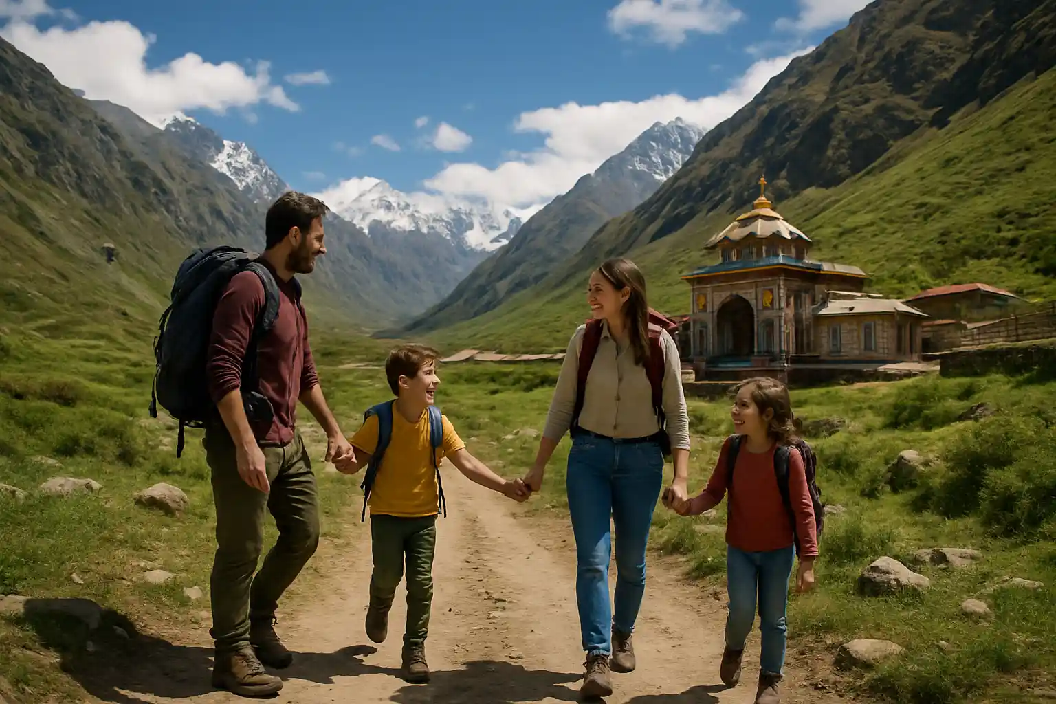 2. Trekking with Kids - YahTrip Travel Guide