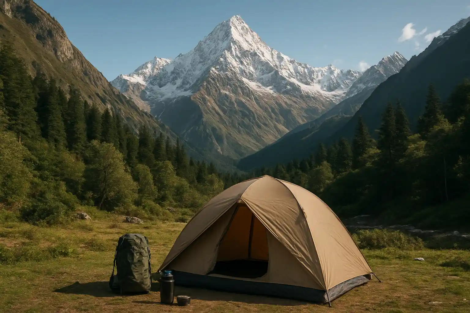 7. Camp at the Base of Kedarnath - YahTrip Travel Guide