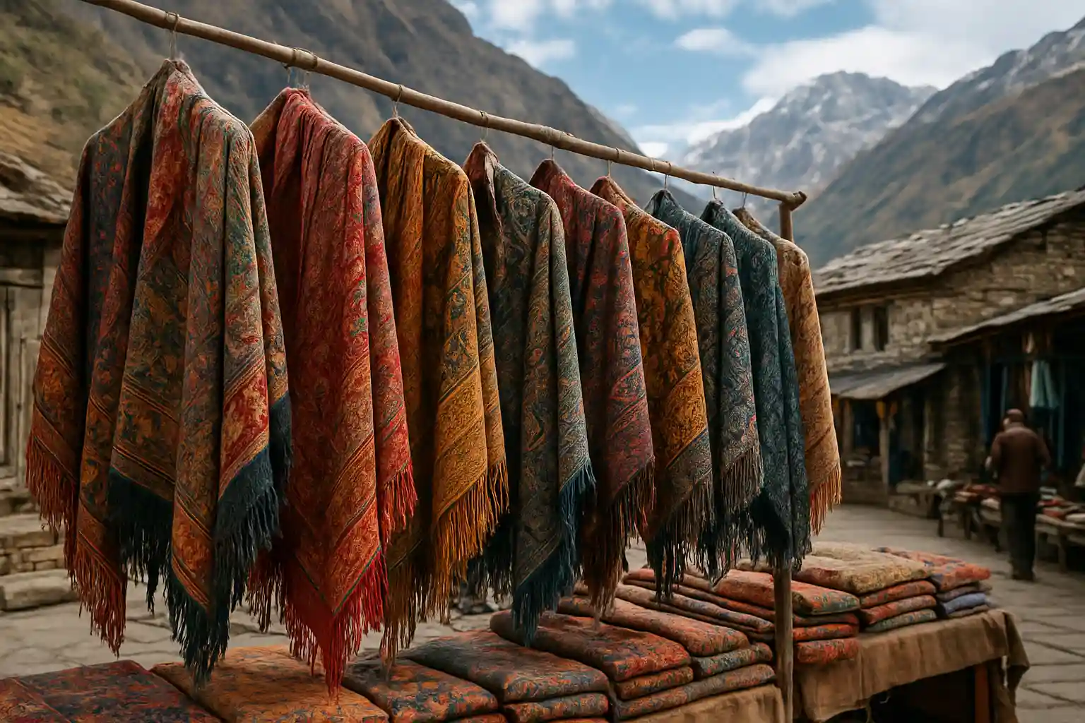 1. Woollen Shawls - YahTrip Travel Guide
