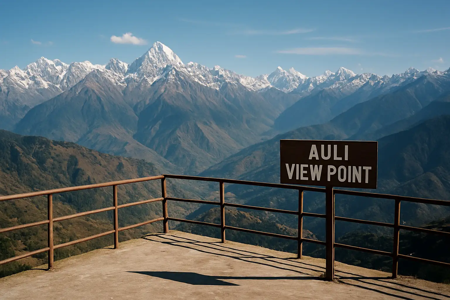 10. Visit the Auli Viewpoint - YahTrip Travel Guide