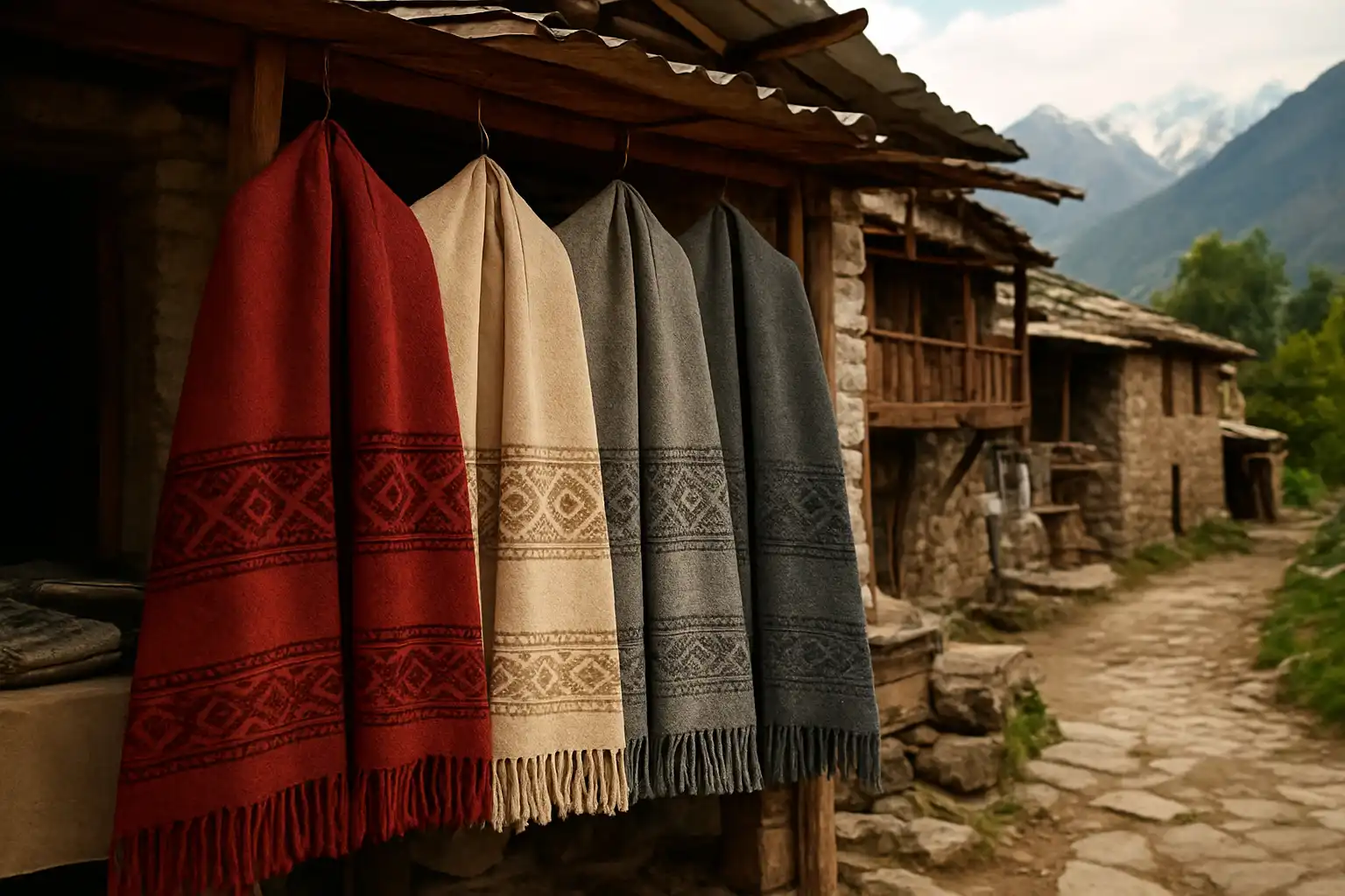 1. Woollen Shawls - YahTrip Travel Guide