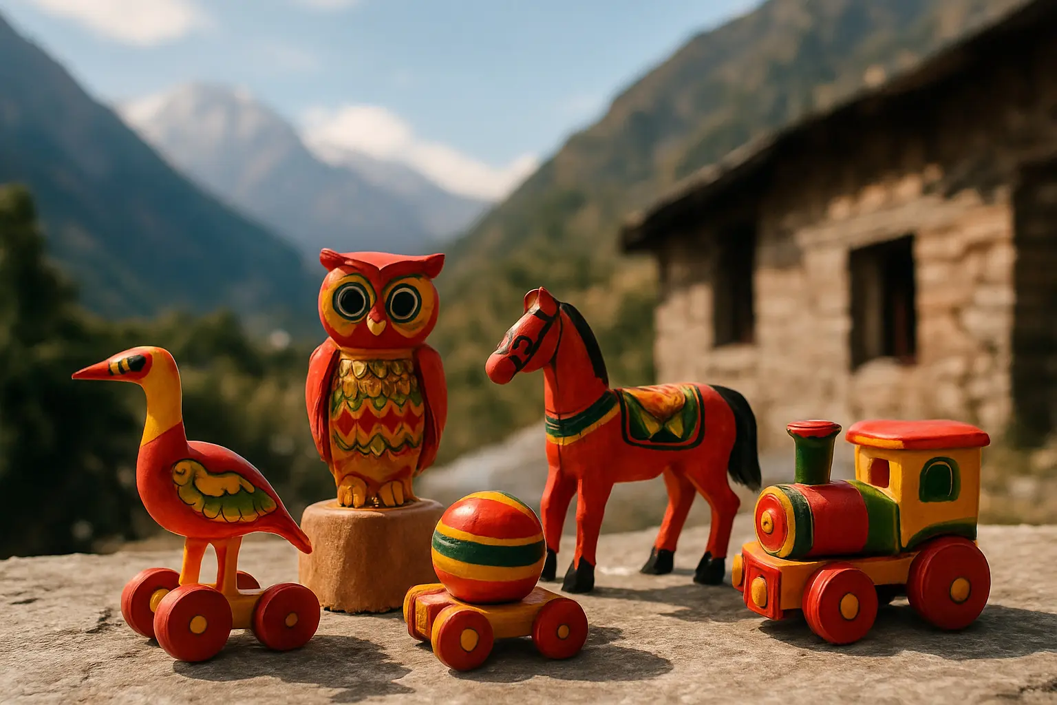 2. Handcrafted Wooden Toys - YahTrip Travel Guide