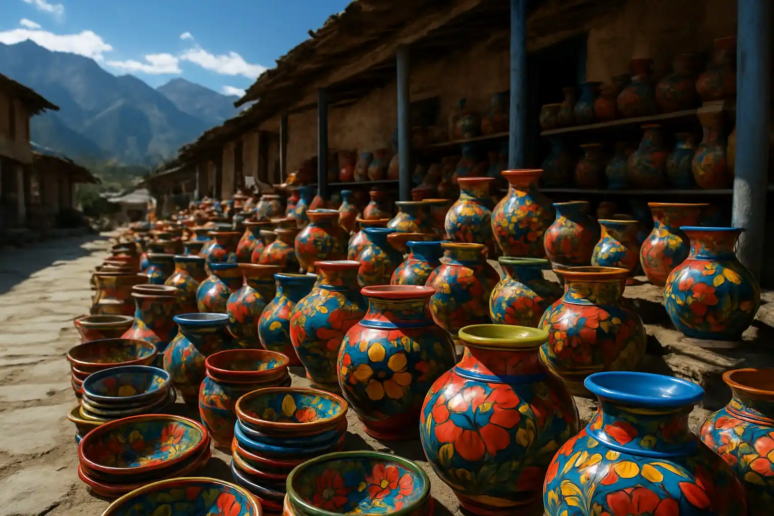 5. Hand-painted Pottery - YahTrip Travel Guide