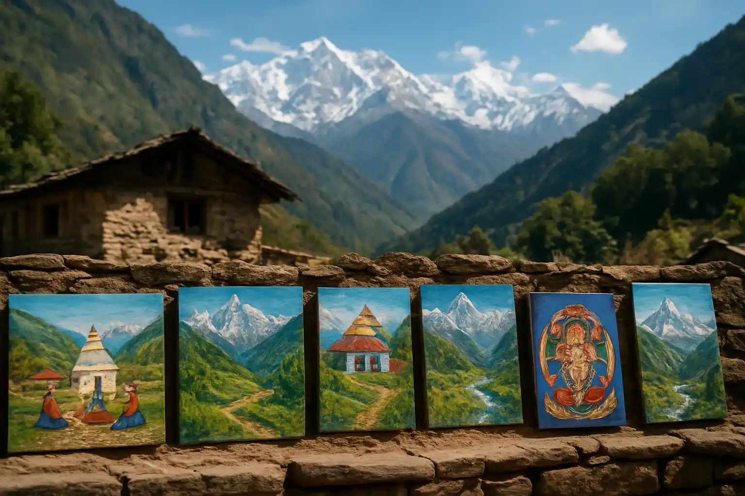 2. Local Art Paintings - YahTrip Travel Guide